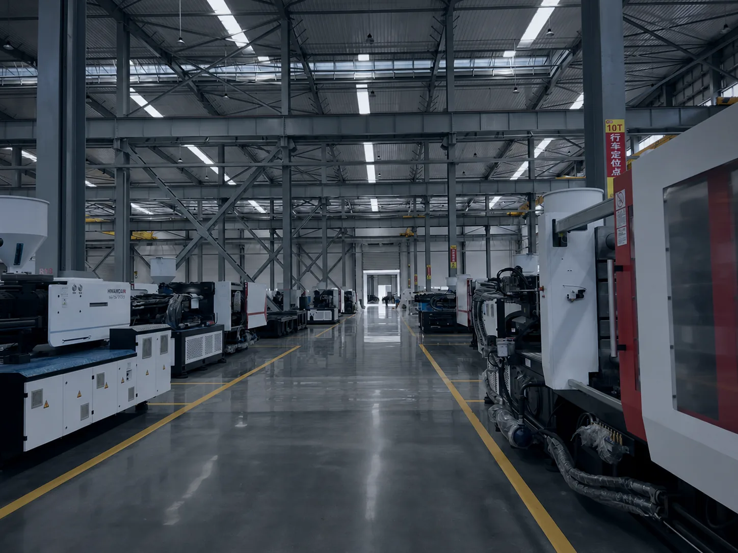 HWAMDA injection molding machine assembly and project integration