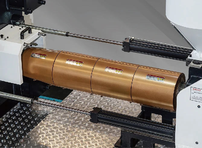 Infrared barrel heating detail on the HMD M8SII paint bucket machine