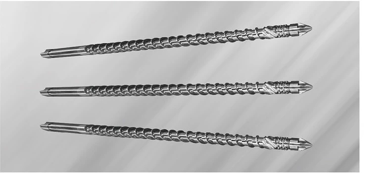 Dedicated PET plasticizing screws shown in the HWAMDA PET catalogue